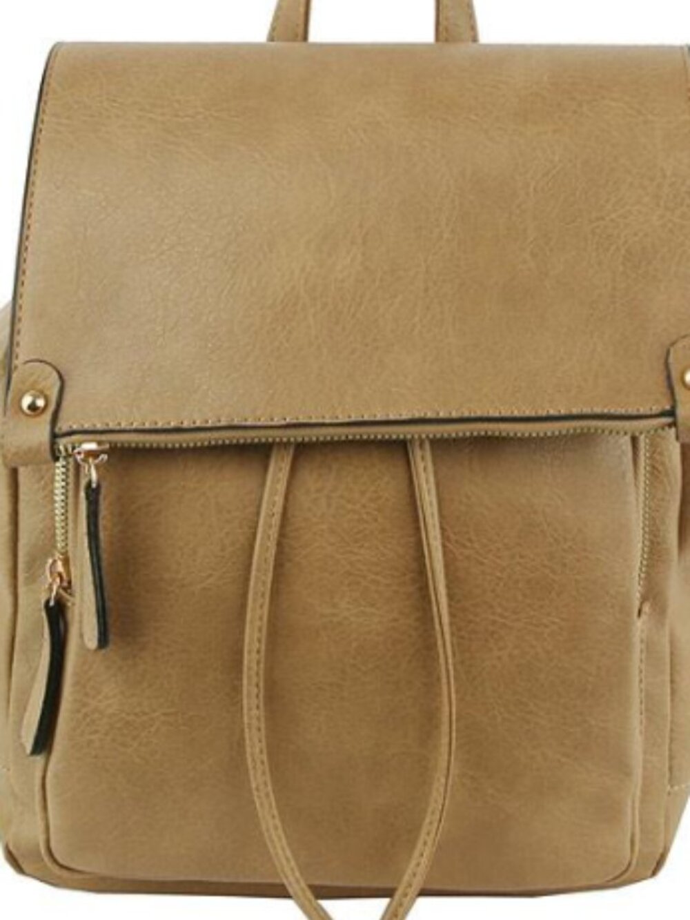 Stone Vegan Leather Convertible Backpack Handbag Crossbody Purse NWT